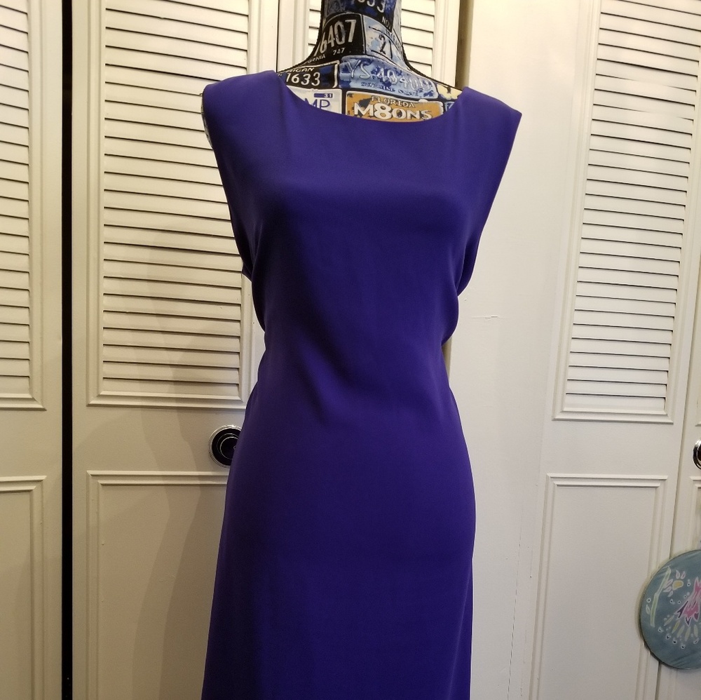 Royal blue dress perfect work work or cocktail hor